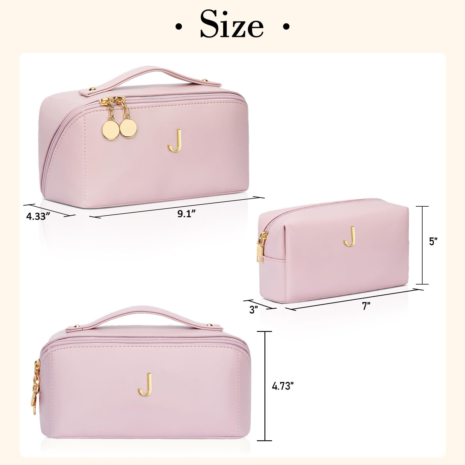 CLOUDWINGS premium PU leather waterproof pink bag with durable lining
