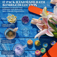 CLOUQUAR six-scents bath bombs deliver spa-like aromatics for daily unwind.