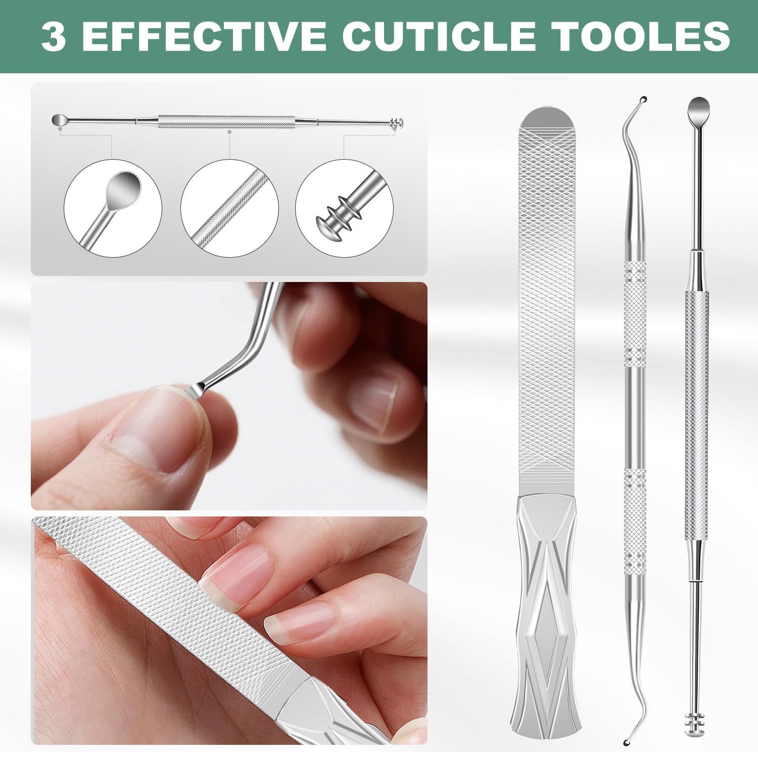 CLPPNA double-ended ear pick for safe salon-style care.