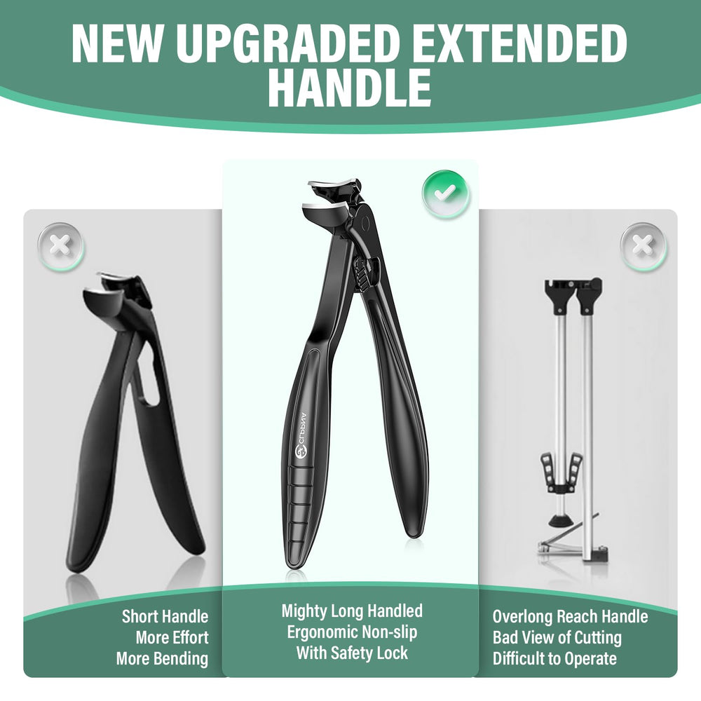 CLPPNA football-handle clippers provide a non-slip grip for comfortable use