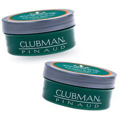 Clubman Pinaud Beard Balm natural ingredients label highlights beeswax and coconut oil