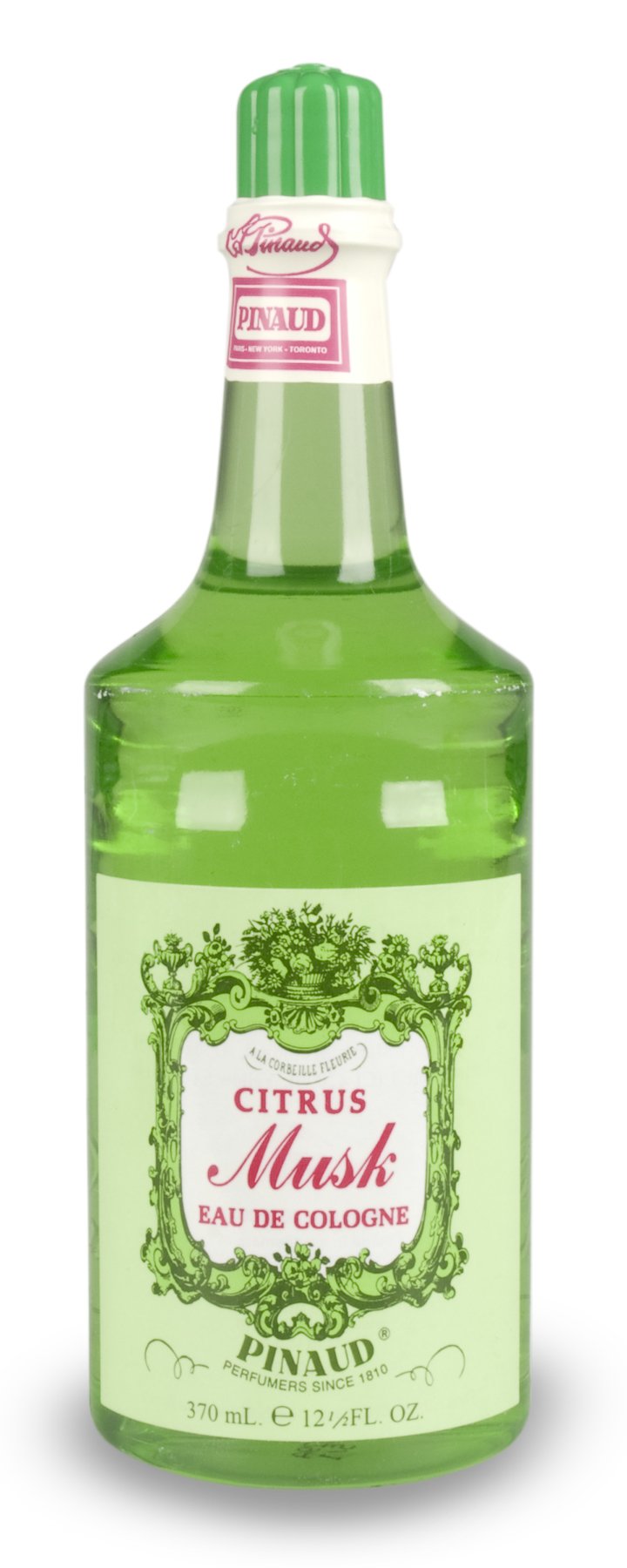 Clubman Pinaud Citrus Musk Cologne bottle for cooling, skin-toning aftershave after shaving