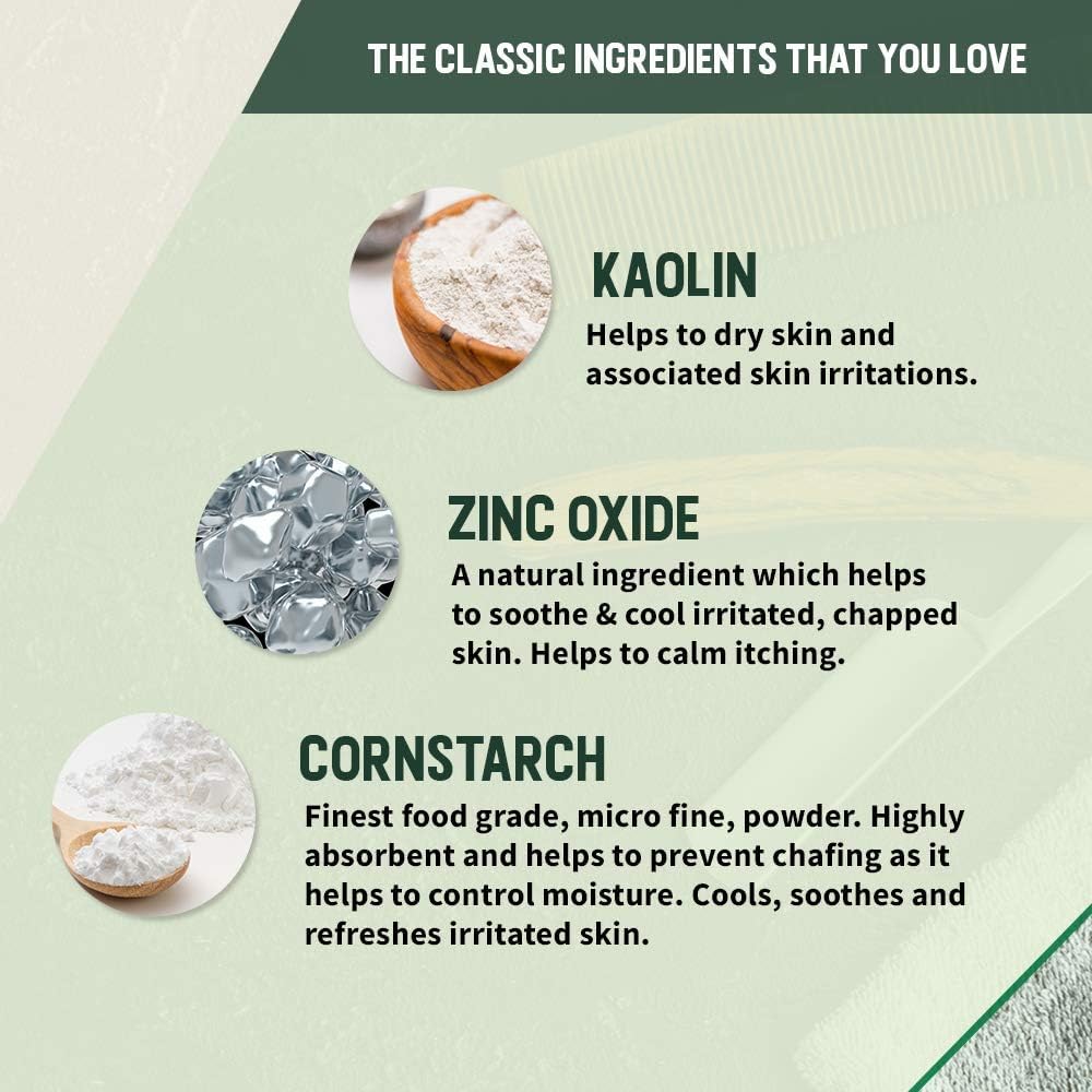 Polvo Clubman Pinaud: fragancia característica para un aroma duradero.