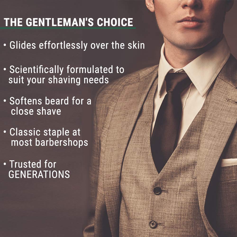Clubman Pinaud shave soap easy-application scene showcases quick lather creation.