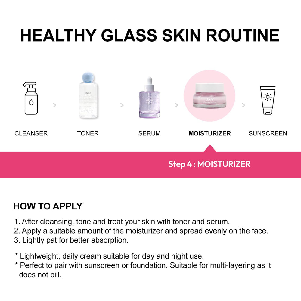 cluciel Collagen Peptide Cream vegan cruelty-free badge signals clean formulation