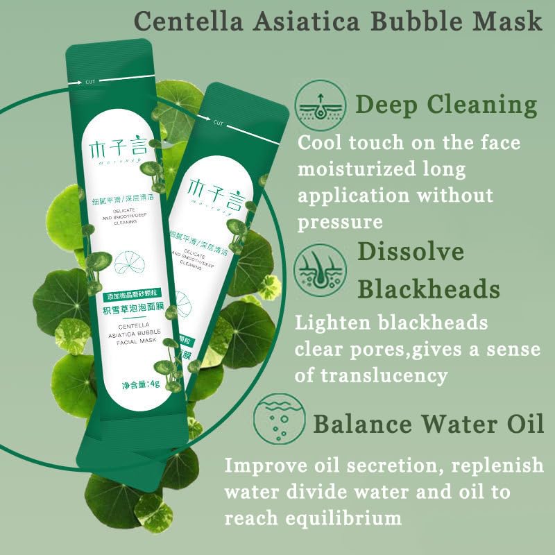 CLY AMS Bubble Mask shows foam formation action to refine pores.