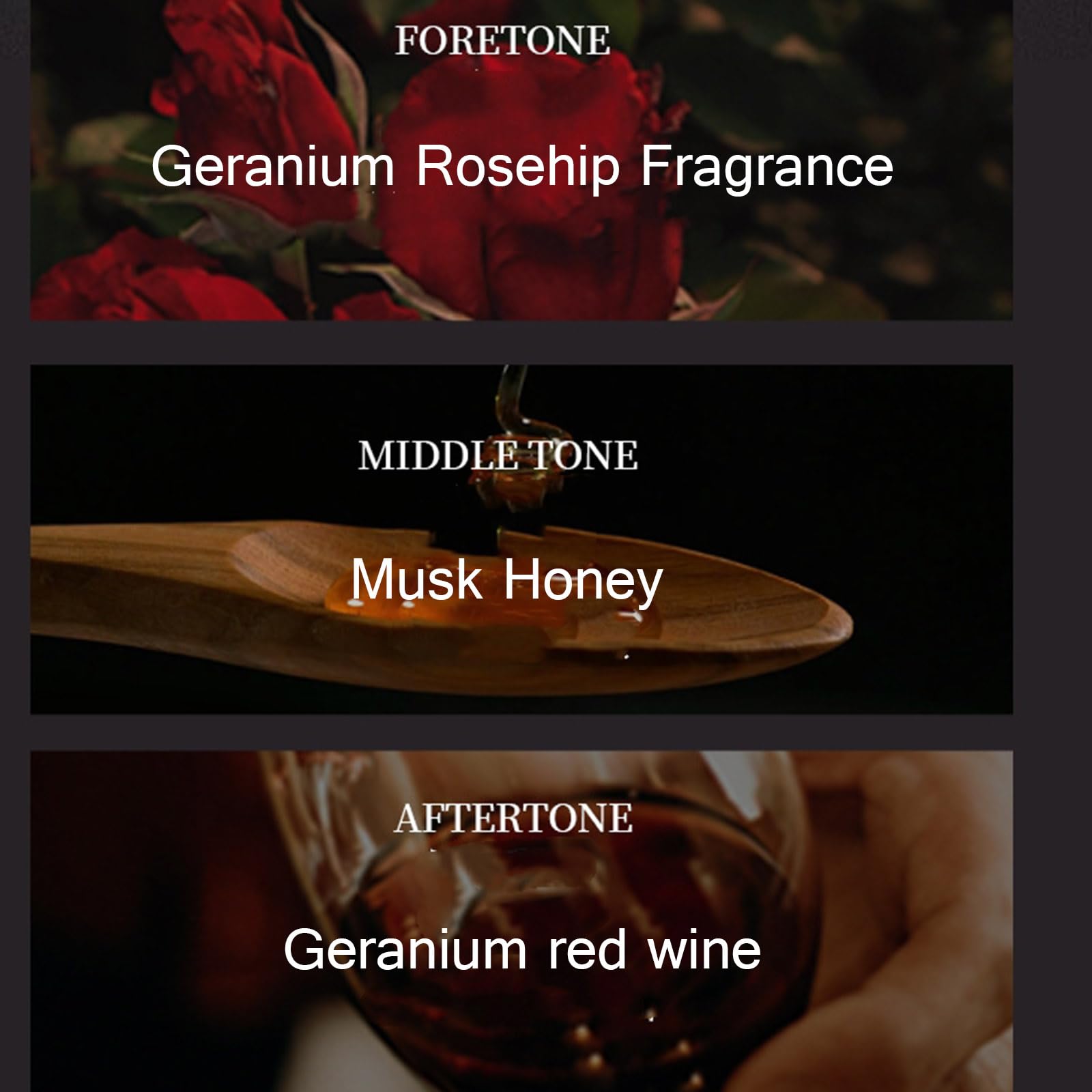 CLY AMS Red Rose spray on wrists demonstrates lasting scent potential.