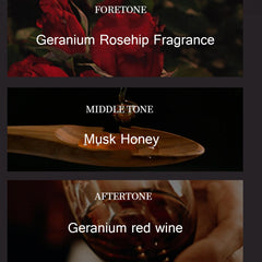 CLY AMS Red Rose spray on wrists demonstrates lasting scent potential.
