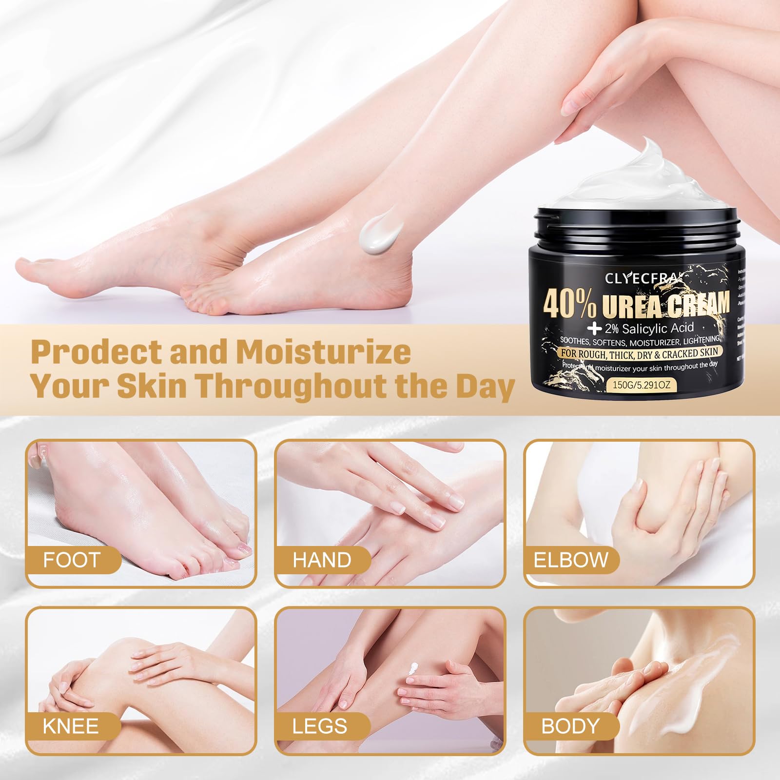 Clyecfra elbow skin smoothing closeup highlights rough-to-smooth transition.
