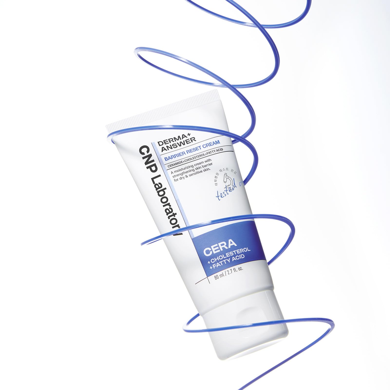 CNP Barrier Reset Cream tube side view packaging