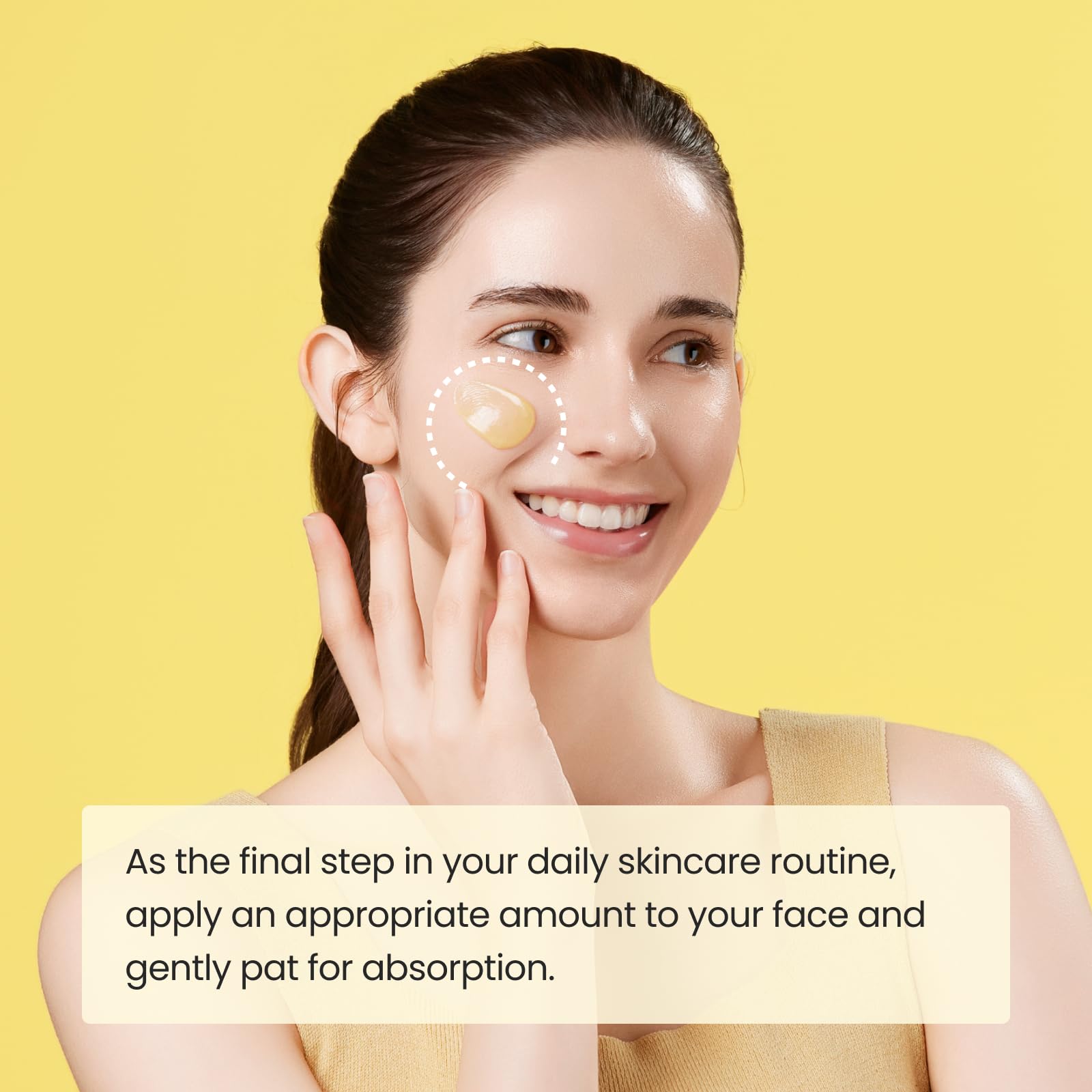 CNP Honey Ceramide Moisturizer hyaluronic acid closeup suggests firm, plump skin