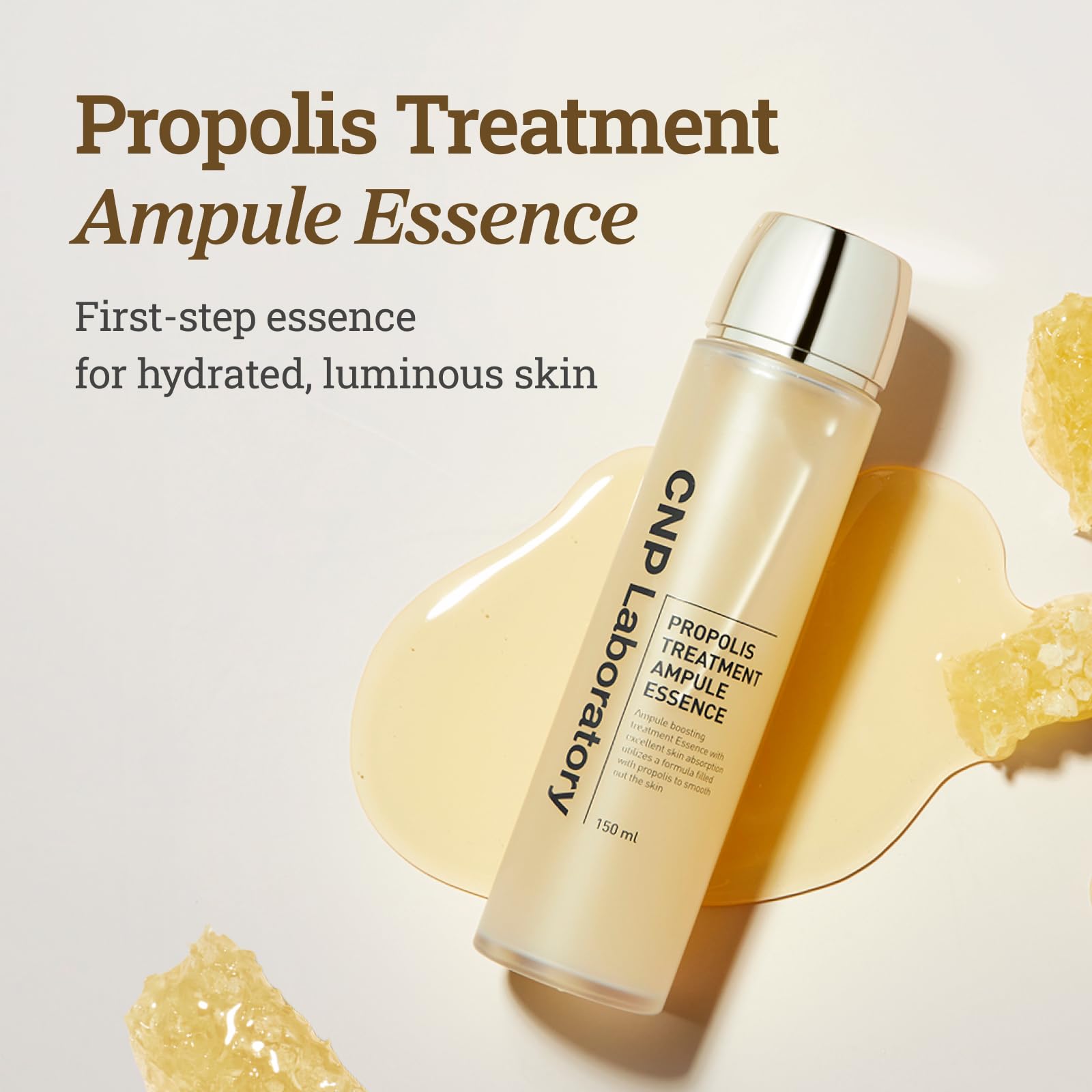 CNP Honey Glow Booster Toner being applied as a layering step in routine