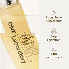 Honey extract focus on CNP Honey Glow Booster Toner for revitalizing nourishment