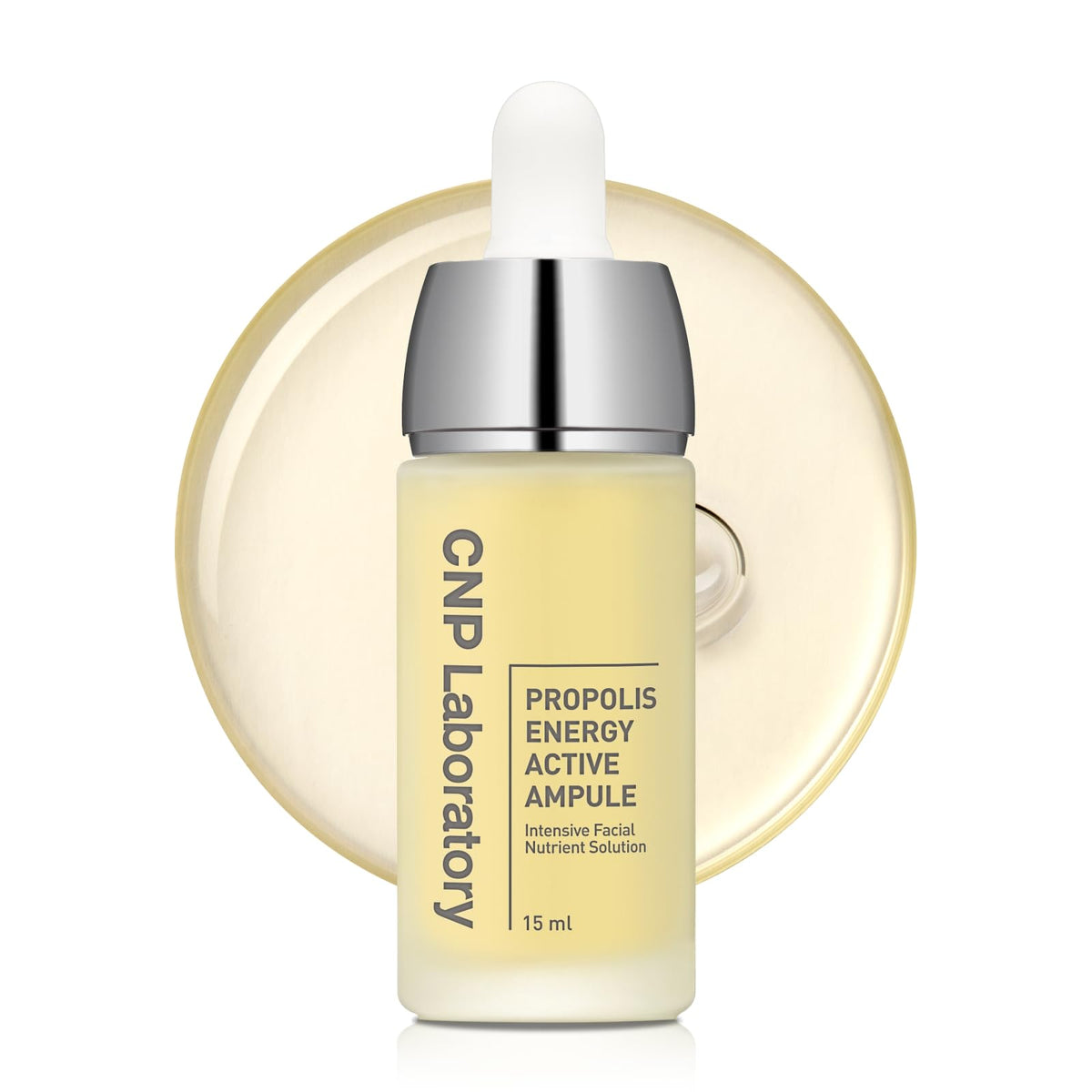 CNP Honey Glow Serum bottle closeup for a hydrating glow.