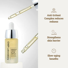 CNP Honey Glow Serum propolis ampoule focus signals soothing skin nourishment.