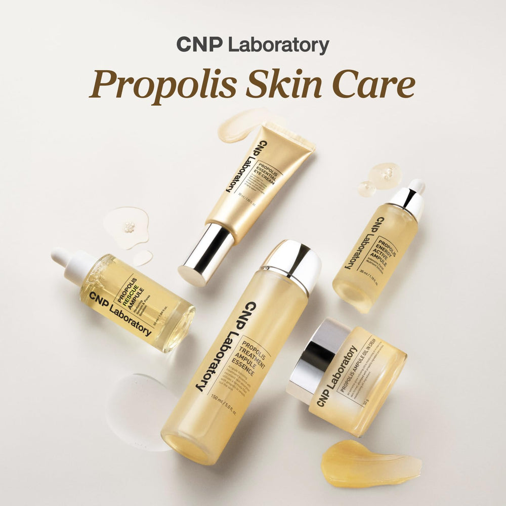 CNP Honey Glow Serum on sensitive skin suggests gentle hydration and comfort.