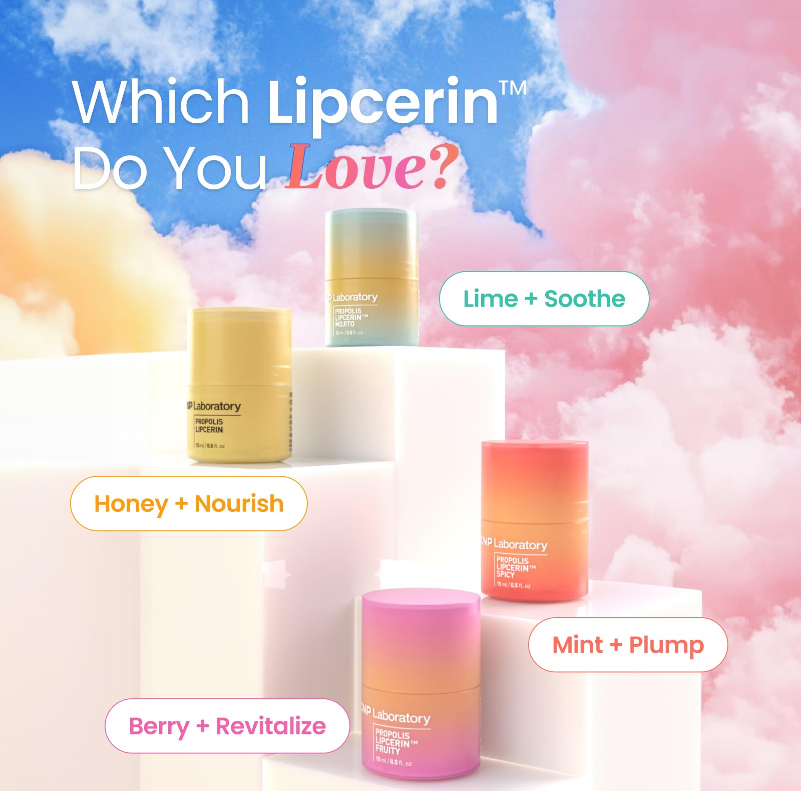 CNP Honey Lip Butter Lipcerin 03 Lime fragrance image hints gentle honey aroma.