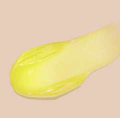 CNP Honey Lip Butter Lipcerin 03 Lime swatch highlights rich moisture for smooth lips.