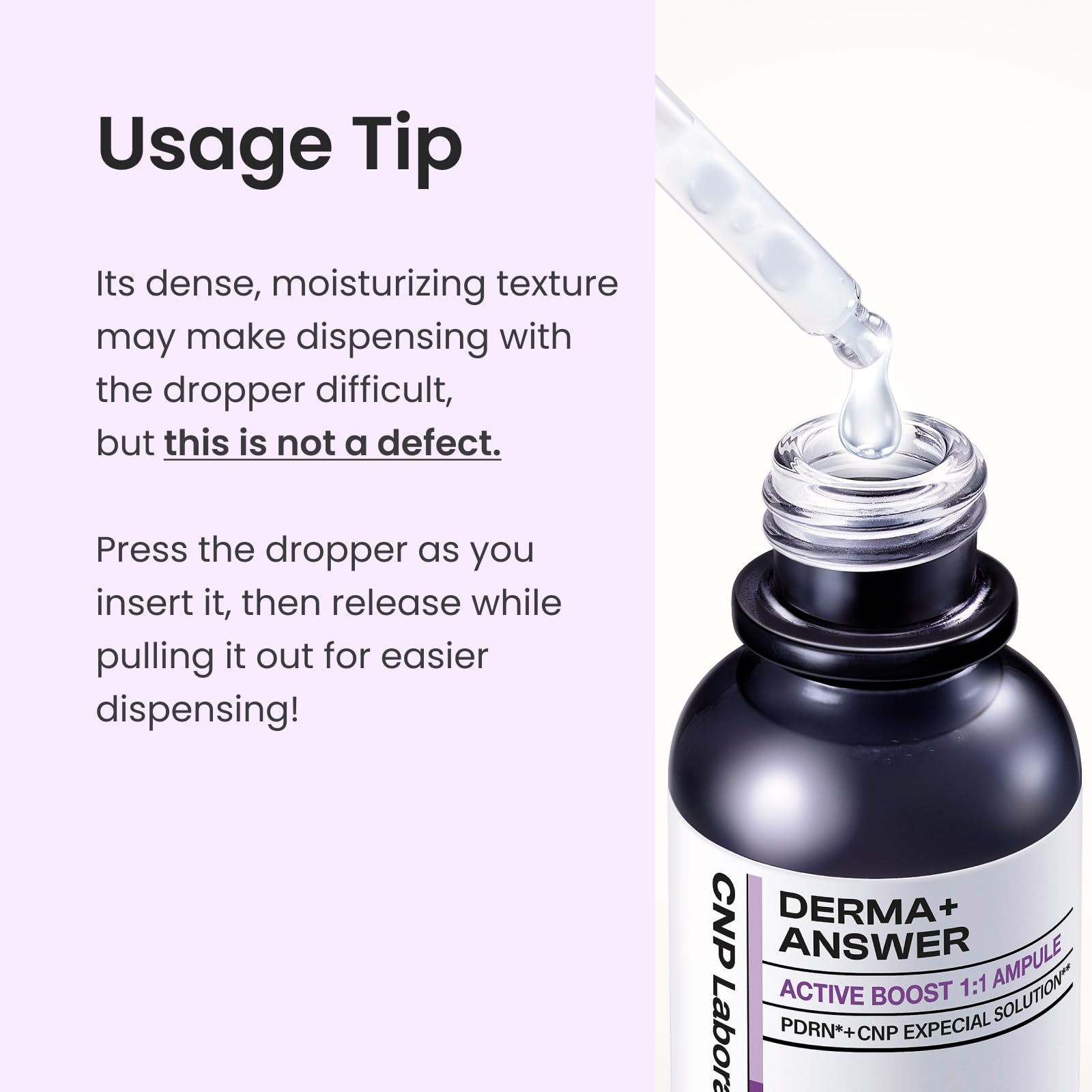 CNP PDRN Active Boost Serum skin-care setup implies firming and moisture-locking benefits