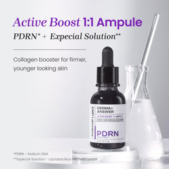 CNP PDRN Active Boost Serum texture swirl suggests rich lightweight hydration