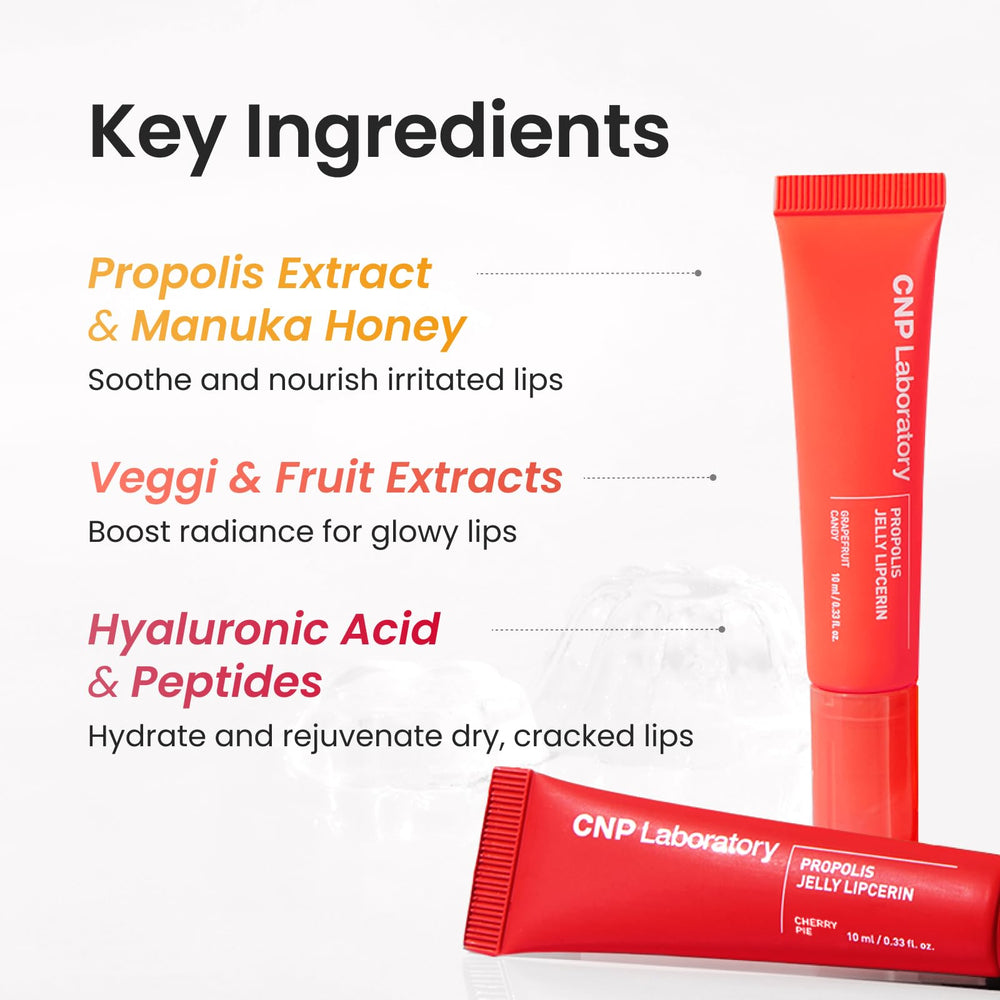 CNP Propolis Jelly Lipcerin 02 Pink Donut hyaluronic acid boost emphasizes hydration potential