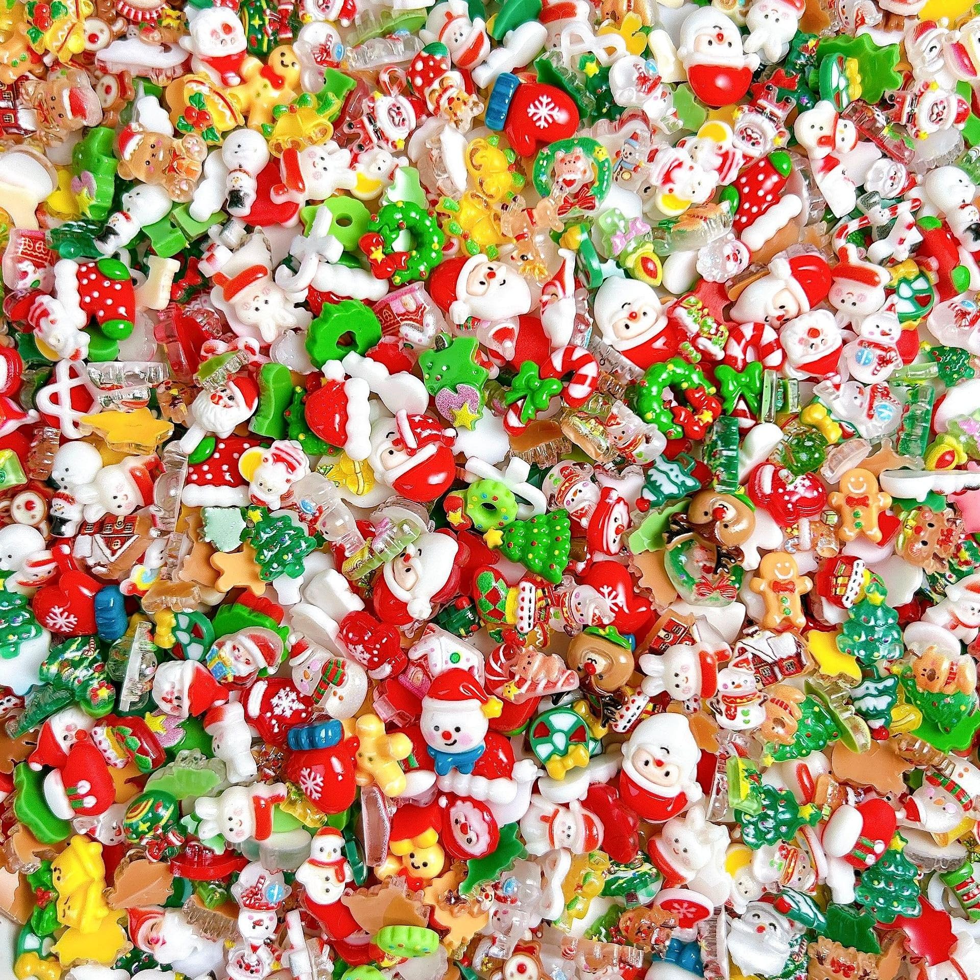 CnSybaris Snowman nail charms 3D resin create cute winter accents.