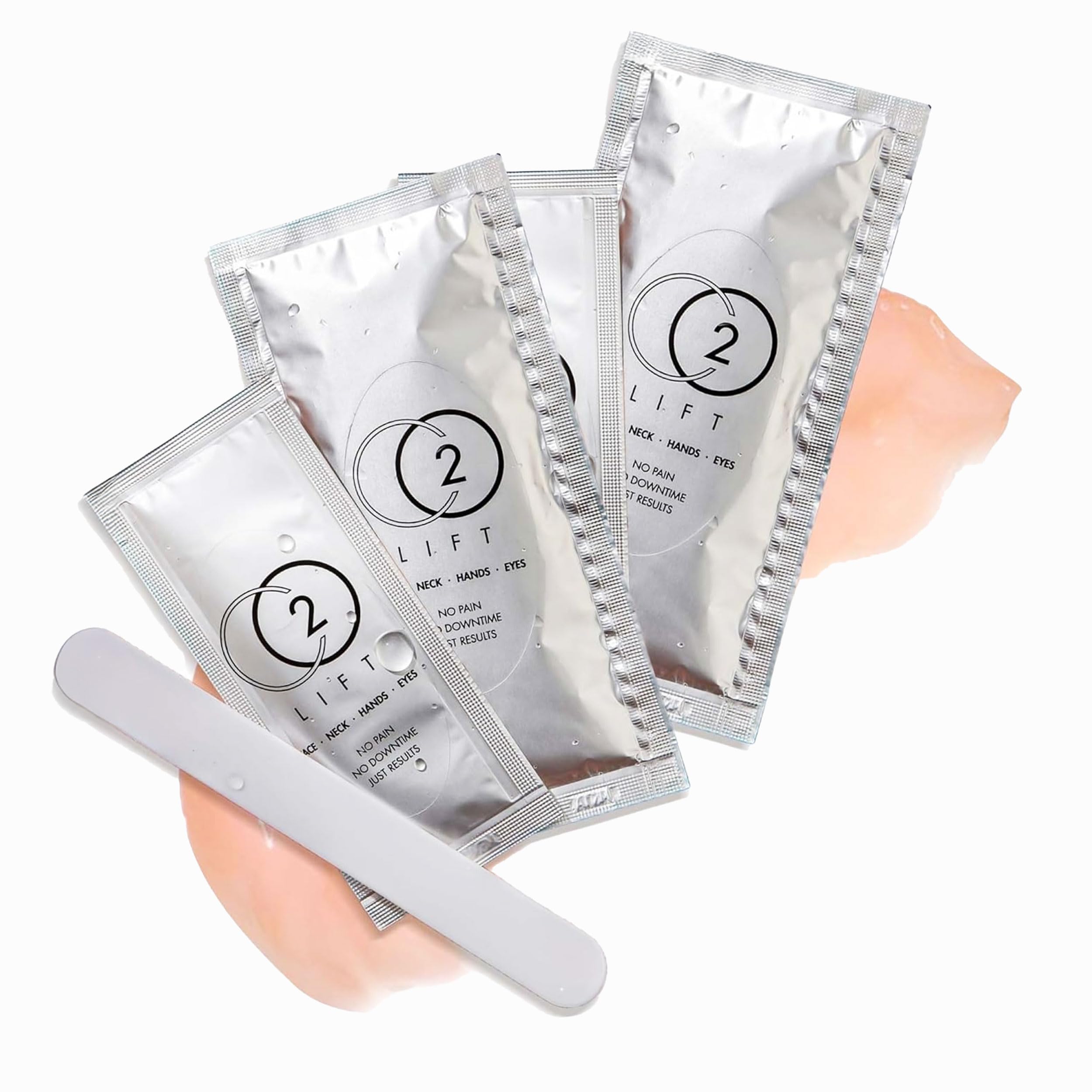 CO2Lift Carboxy Gel Treatment packaging shows the two-pack box for spa-like at-home care
