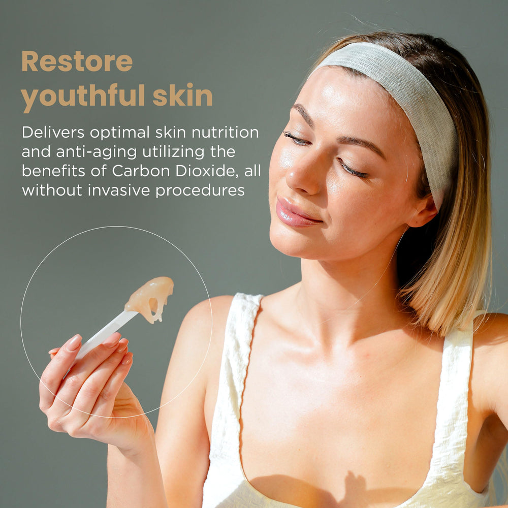 CO2Lift even-skin-tone image suggests brighter, unified eye-area appearance