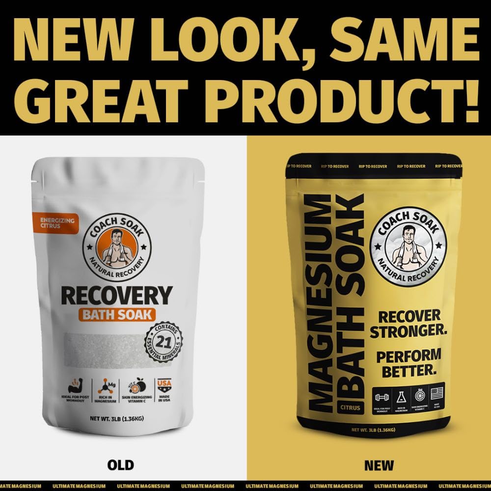 Coach Soak Recovery Bath Soak ideal after workouts for soothing relief.