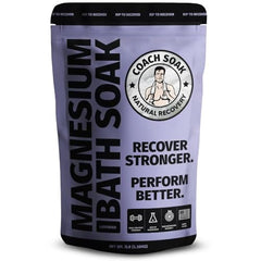 Coach Soak Recovery Bath Soak bottle pouring for post-workout soak