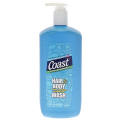 Coast Classic Scent Body Wash bottle front highlighting hydrating 2-in-1 formula.