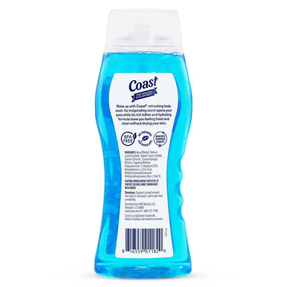 Coast six-pack 18oz bottles showcase value and convenience for family use