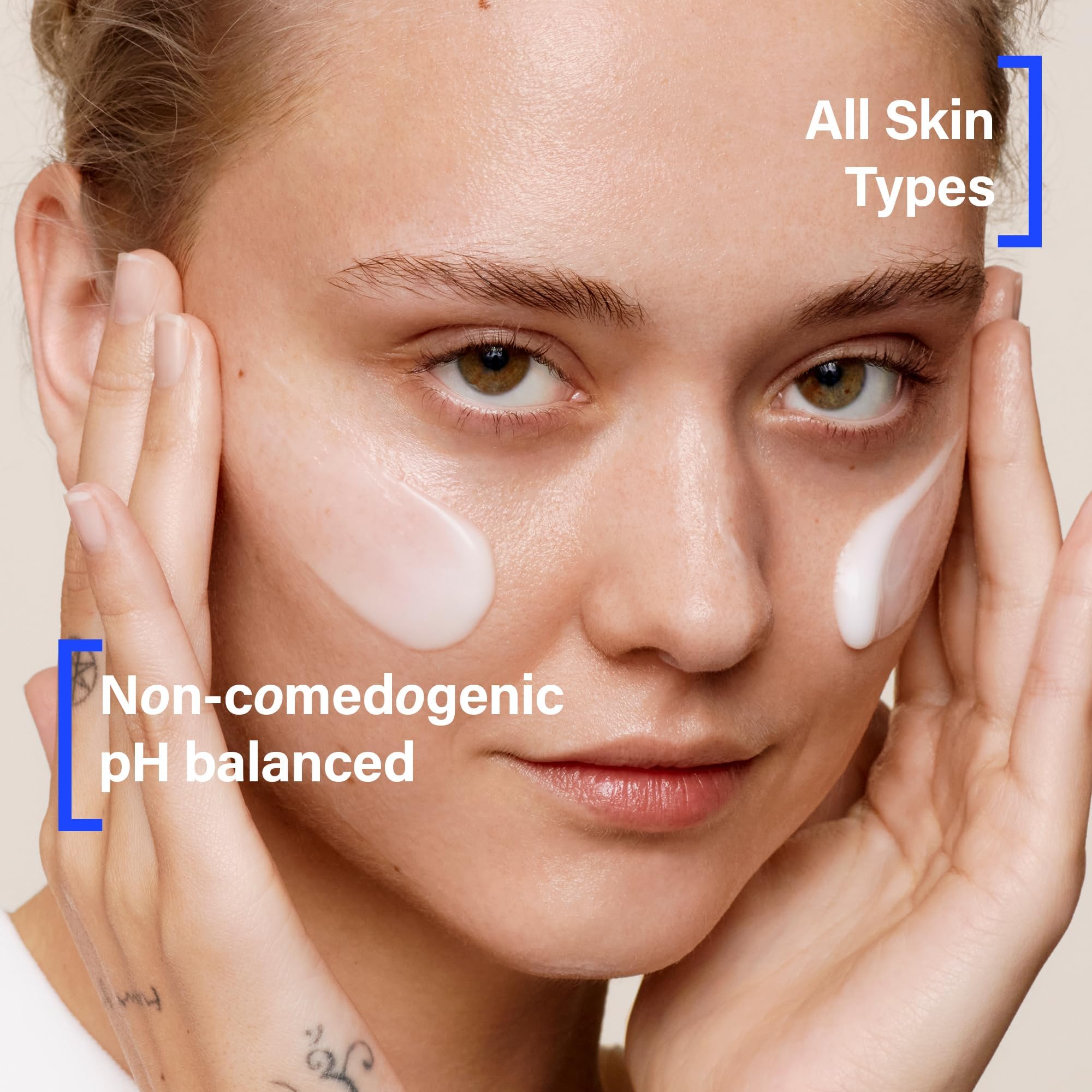 COATS Triple Moisture Water Cream on skin demonstrates dewy finish without heaviness