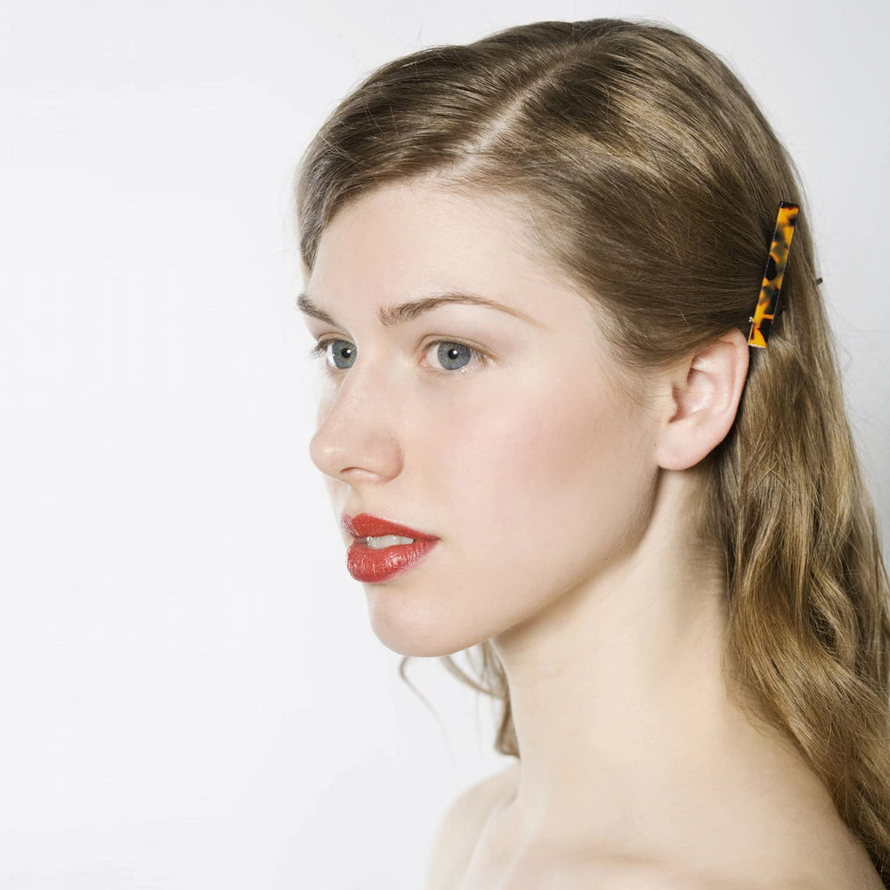 Cobahom leopard-print tortoise-shell hair clip outfit-ready for daily wear