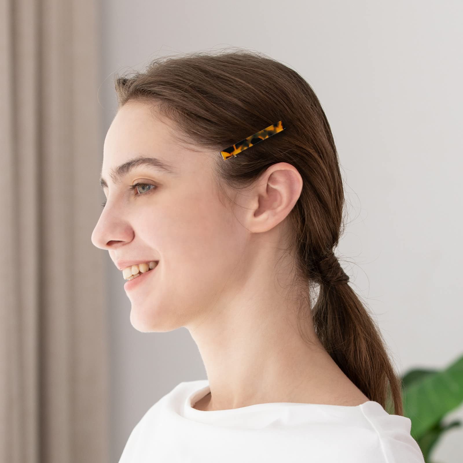 Cobahom leopard-print tortoise-shell hair clip packaging-ready gift idea