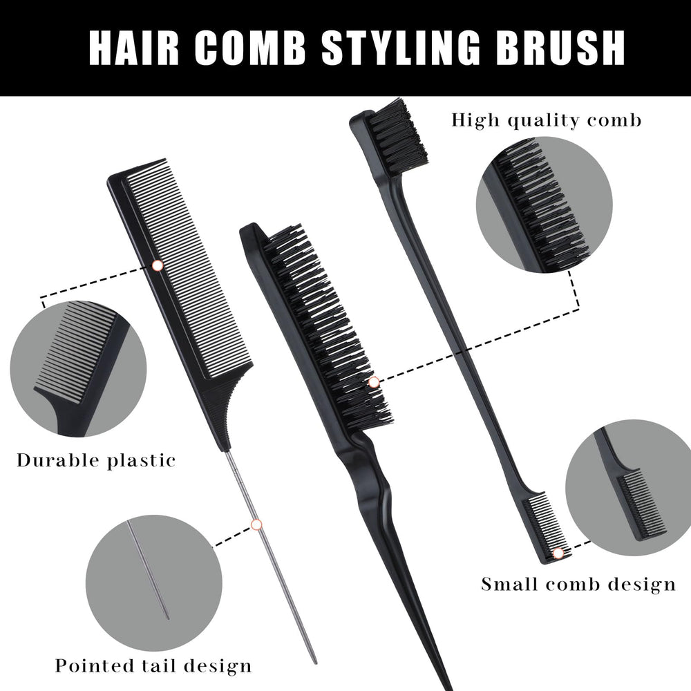 Cobee boar-bristle brush large size for fuller-looking hair and smooth distribution