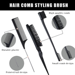 Cobee boar-bristle brush large size for fuller-looking hair and smooth distribution