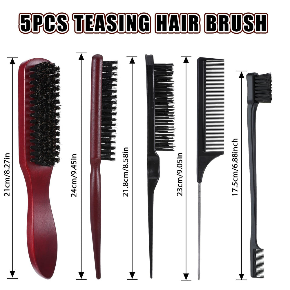Cobee smoothing brush with wooden handle offers comfortable grip during styling