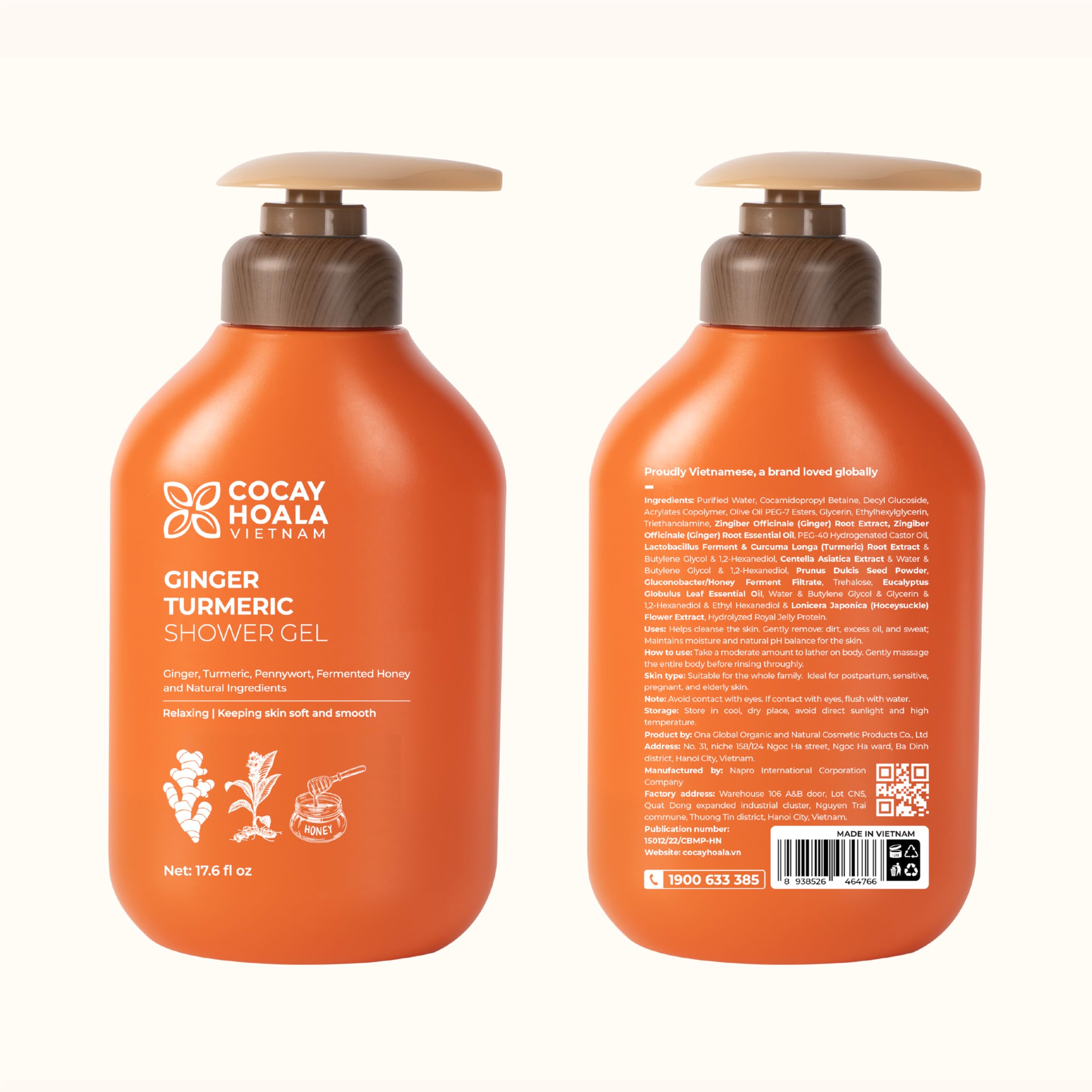 COCAY HOALA VIETNAM family-friendly packaging suitable for shared showers