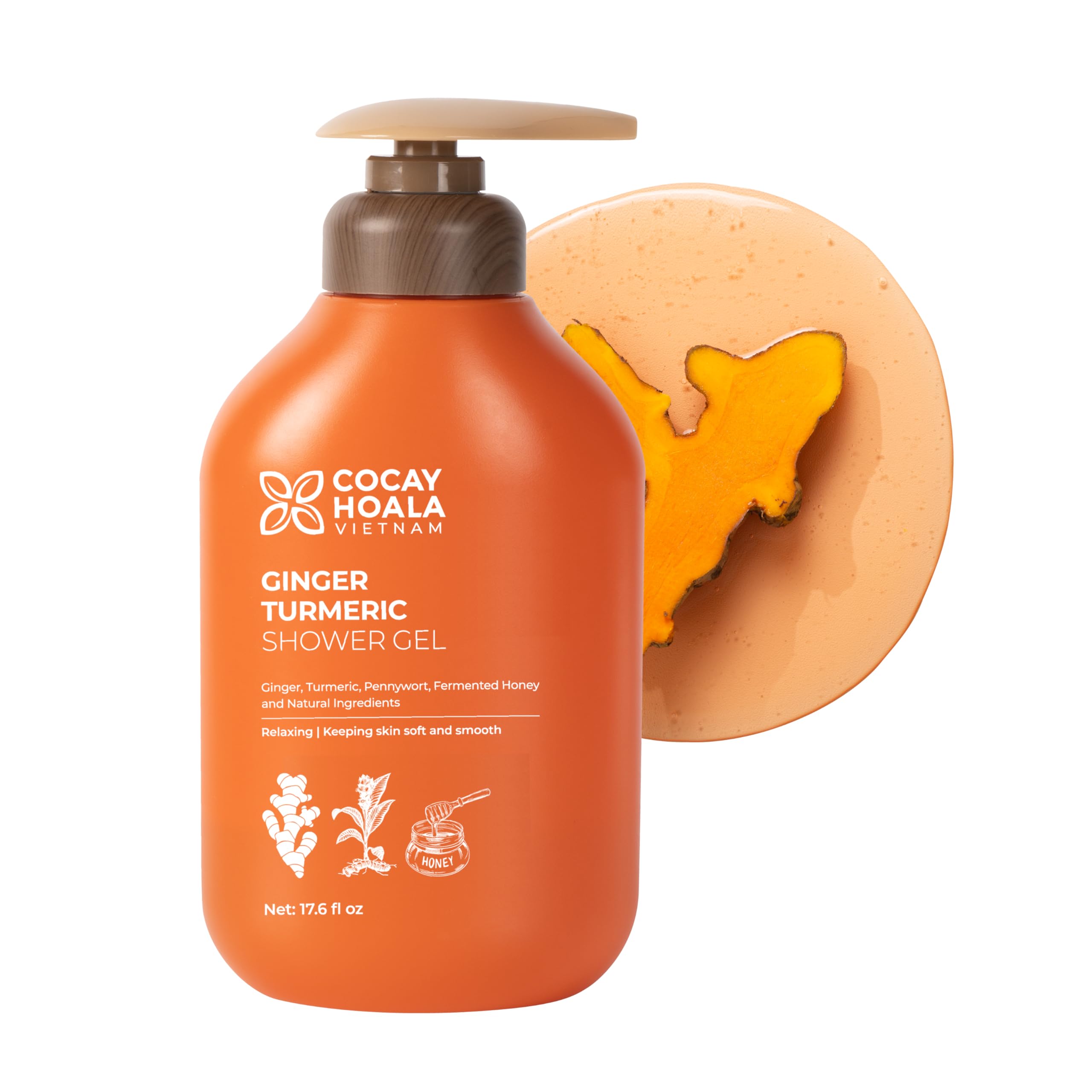COCAY HOALA VIETNAM ginger turmeric wash bottle for daily hydrating cleanse