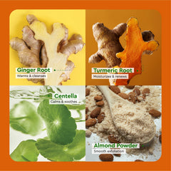 COCAY HOALA VIETNAM turmeric root hydration scene suggesting deep moisture