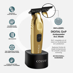 Cocco Veloce Pro Trimmer cordless design enabling unrestricted styling