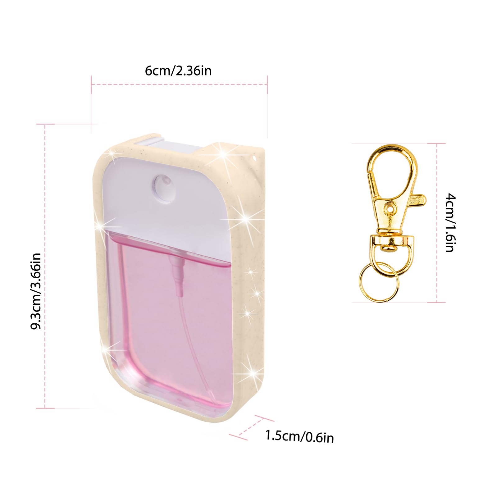 COCGVEL bottle protection against bumps, protecting sanitizer on the go