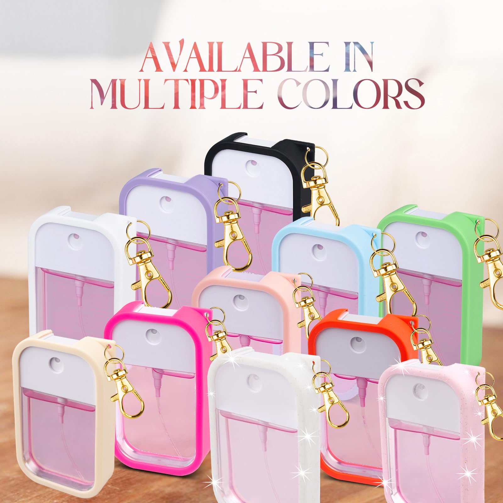 COCGVEL silicone case black bottle-fit shows Power Mist and Glow Mist compatibility.