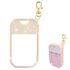 COCGVEL silicone case Glitter Sequin Blush Beige fits Touchland 1oz securely and adds style