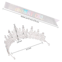 COCIDE black glitter sash with glitter text for celebratory photos