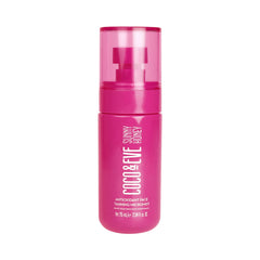 Coco & Eve Antioxidant Face Tanning Micromist bottle close-up showing natural glow