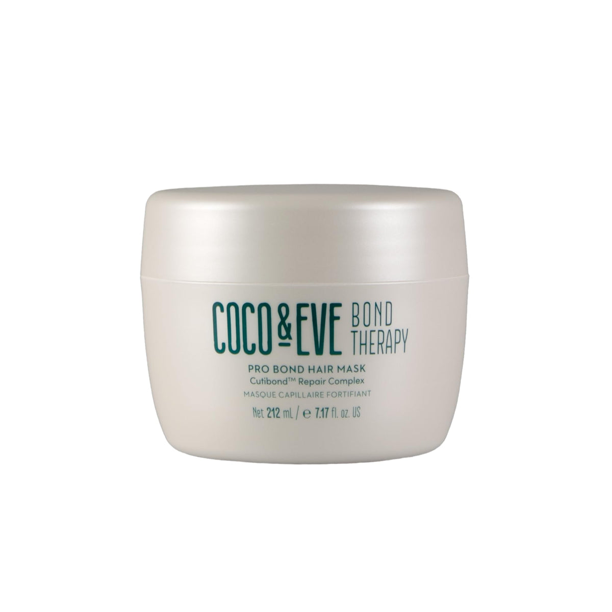 Coco & Eve Bond Therapy Pro Bond Mask bottle closeup highlighting rich cream texture for nourishment