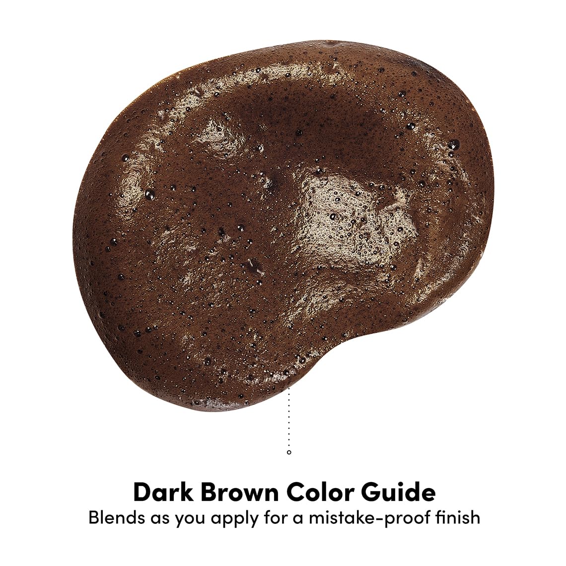Coco & Eve Express Tanning Mousse swirl texture illustrates rich, natural-looking shade.