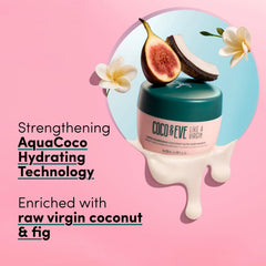Coco & Eve Like a Virgin fig and coconut blend emphasizing natural nourishment